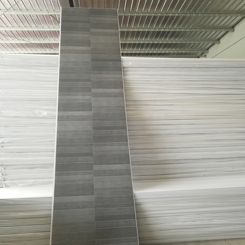 UK hot sale PVC wall panel 3D tile effect 99102 for wet wall panel bathroom wall cladding shower panels