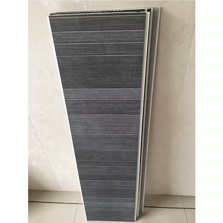 UK hot selling  5 mm Tile Effect wet wall  bathroom and shower PVC wall panel cladding ceiling tiles