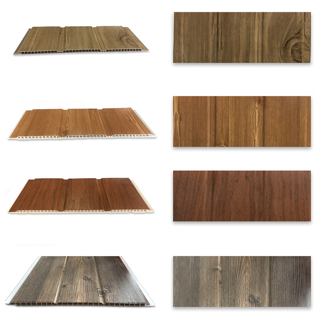 wooden effect PVC ceiling plank laminated for Indian market HF3002  Kenya South Africa Vietnam Singapore New Zealand Australia