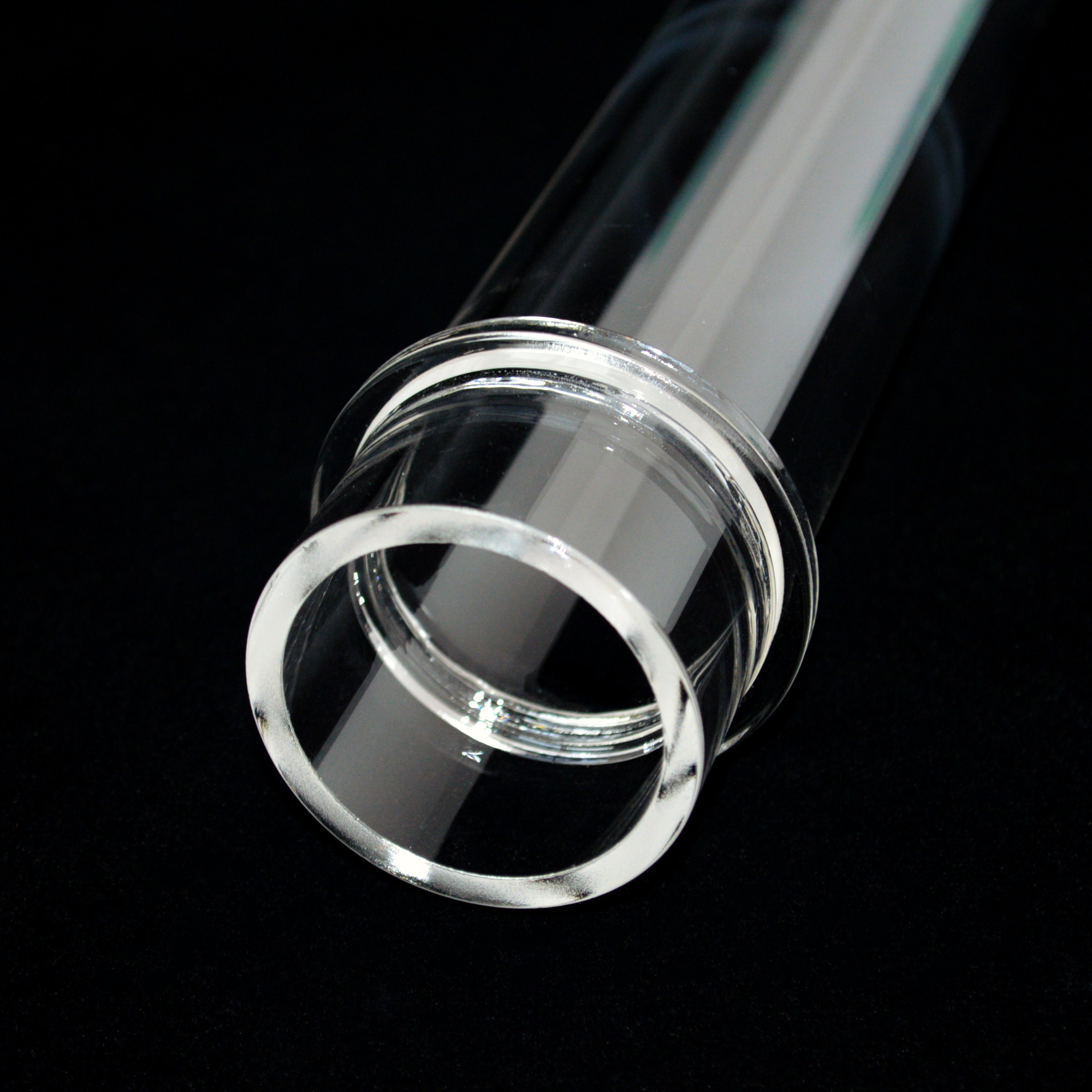 High Quality Customized Quartz Tube Welding Joint Flange Quartz Glass Tube Quartz Pipe