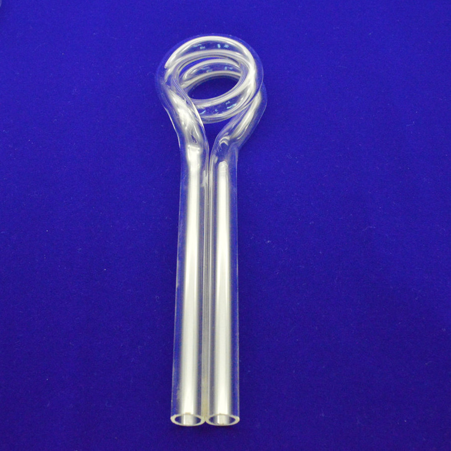 HF Manufacturer Supply U Bend Quartz Glass Tube Quartz Glass Pipe