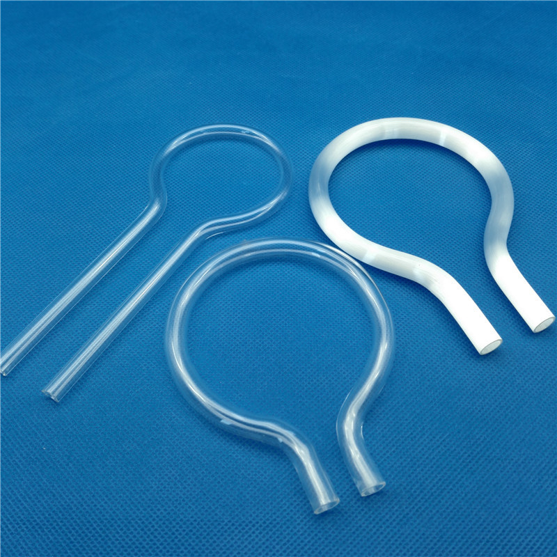 HF Manufacturer Supply U Bend Quartz Glass Tube Quartz Glass Pipe