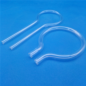 HF Manufacturer Supply U Bend Quartz Glass Tube Quartz Glass Pipe