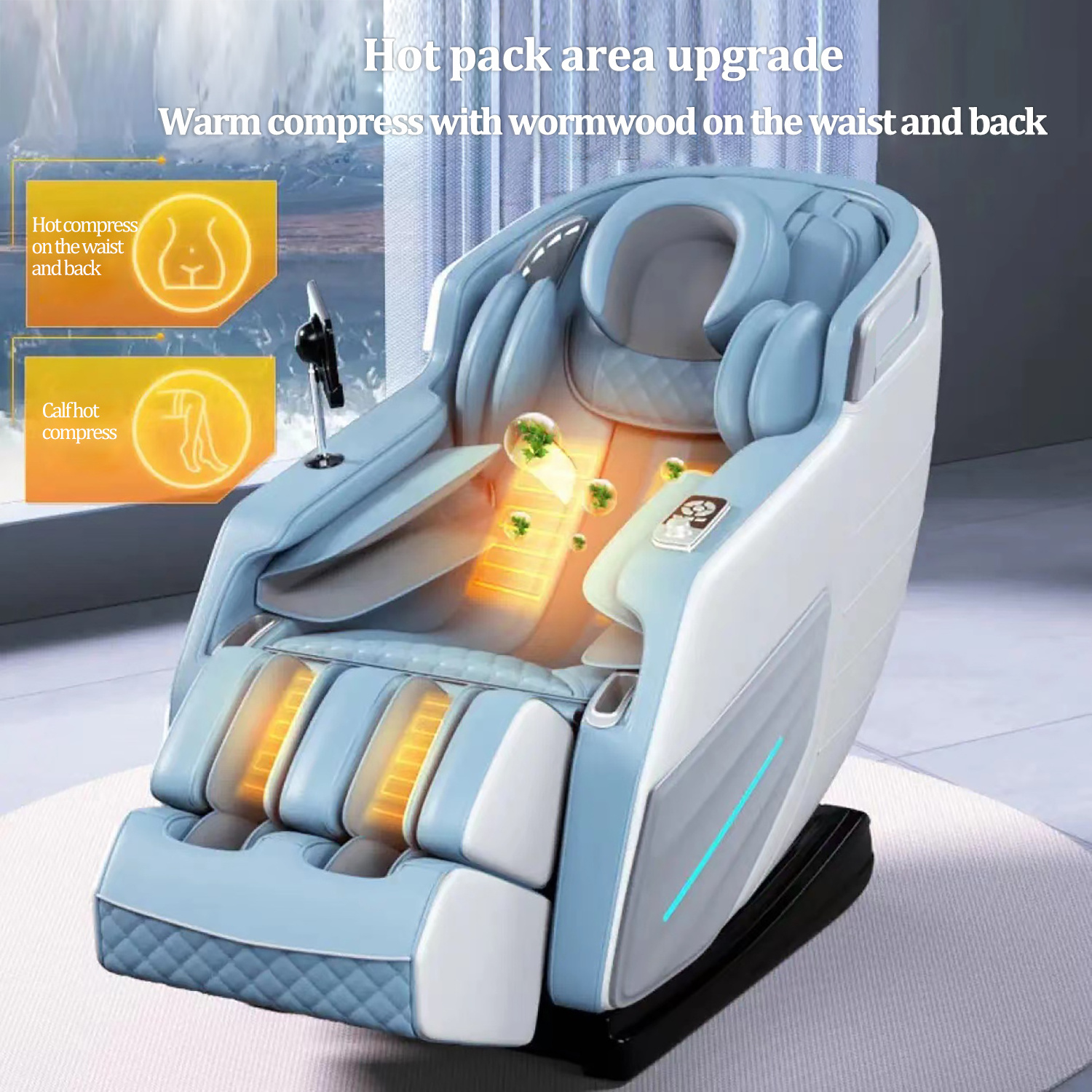 2023 New Arrival  Full Body Zero Gravity SL-Track Massage Chair  AI Voice 3D Massager Sofa 4D YJ-5888 Electric Massage Chair