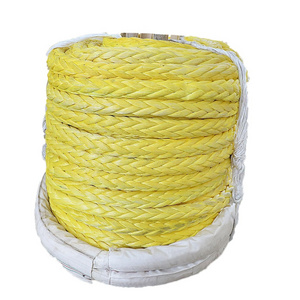 Dia 60mm 12 strands uhmwpe winch rope industry sling used uhmwpe lifting rope