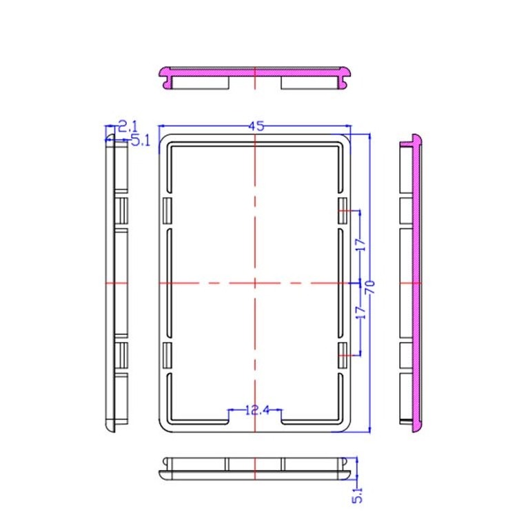 Standard Electronic Project Box Enclosure Case Customized IP54 ABS Plastic Junction Box Enclosure Abs Control Box Cases