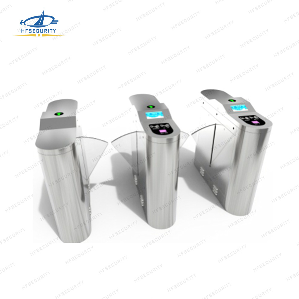 HFSecurity Face Recognition Automatic Security Swing Turnstile Barrier Fast Speed Gate With Access Control System