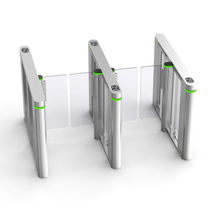 HFSecurity Entrance Retractable Turnstile Gate Mechanism Automatic Access Swing Barrier Flap Tripod Barrier Gate Turnstile