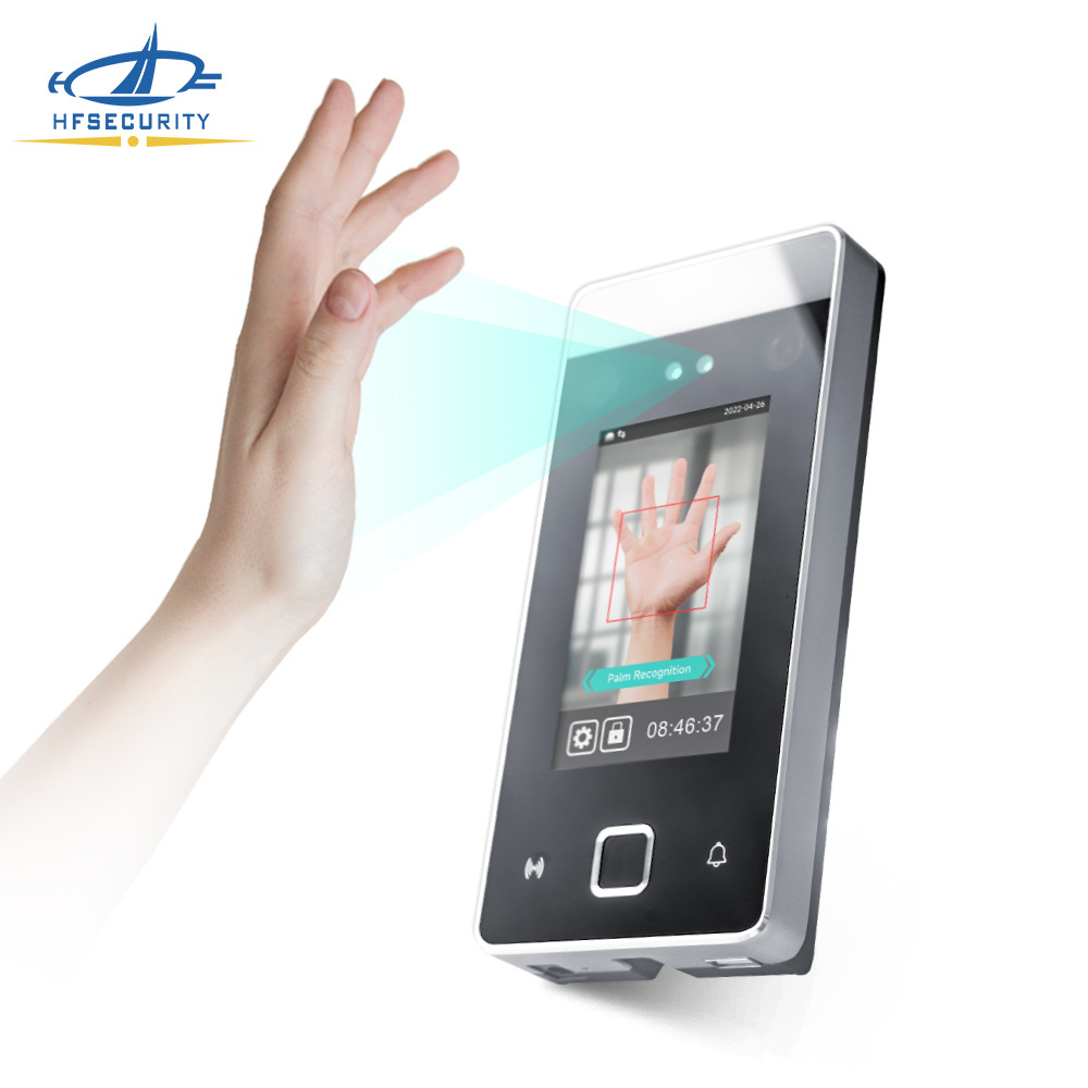 Hfsecurity HF-FR05M Face Recognition Biometric Fingerprint Palm Card Time Attendance Access Control Machine Fingerprint Reader