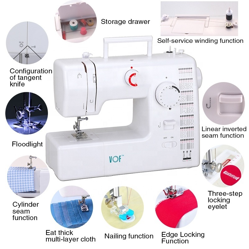 TOP 1 Sewing Machine Supplier VOF FHSM-705 multifunction wig sewing machine hair wig sewing machine professional