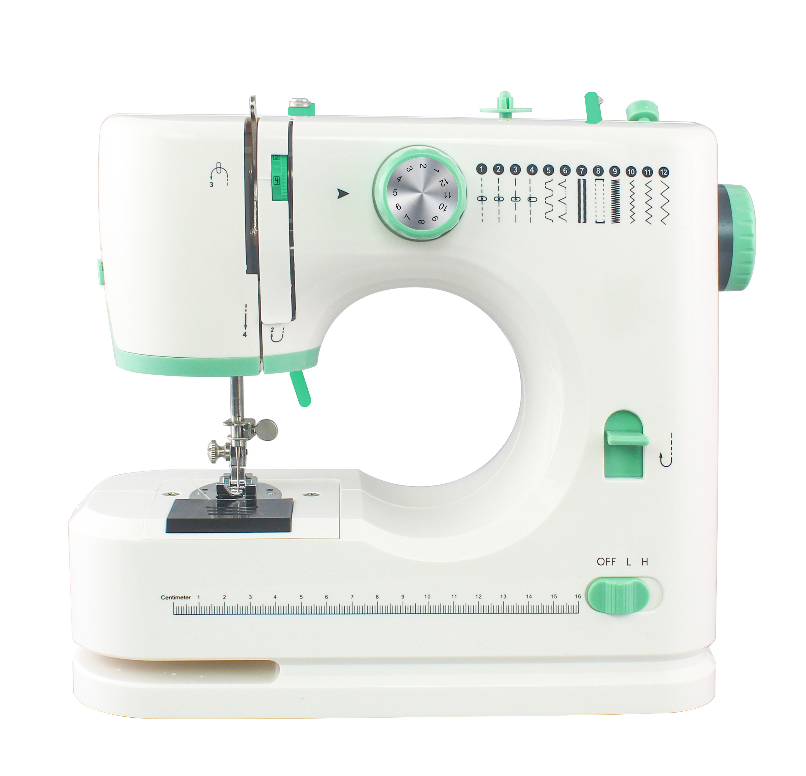 OEM Double Needle Mini Sewing Household Stitching Machine Domestic Sewing Machine FHSM-520