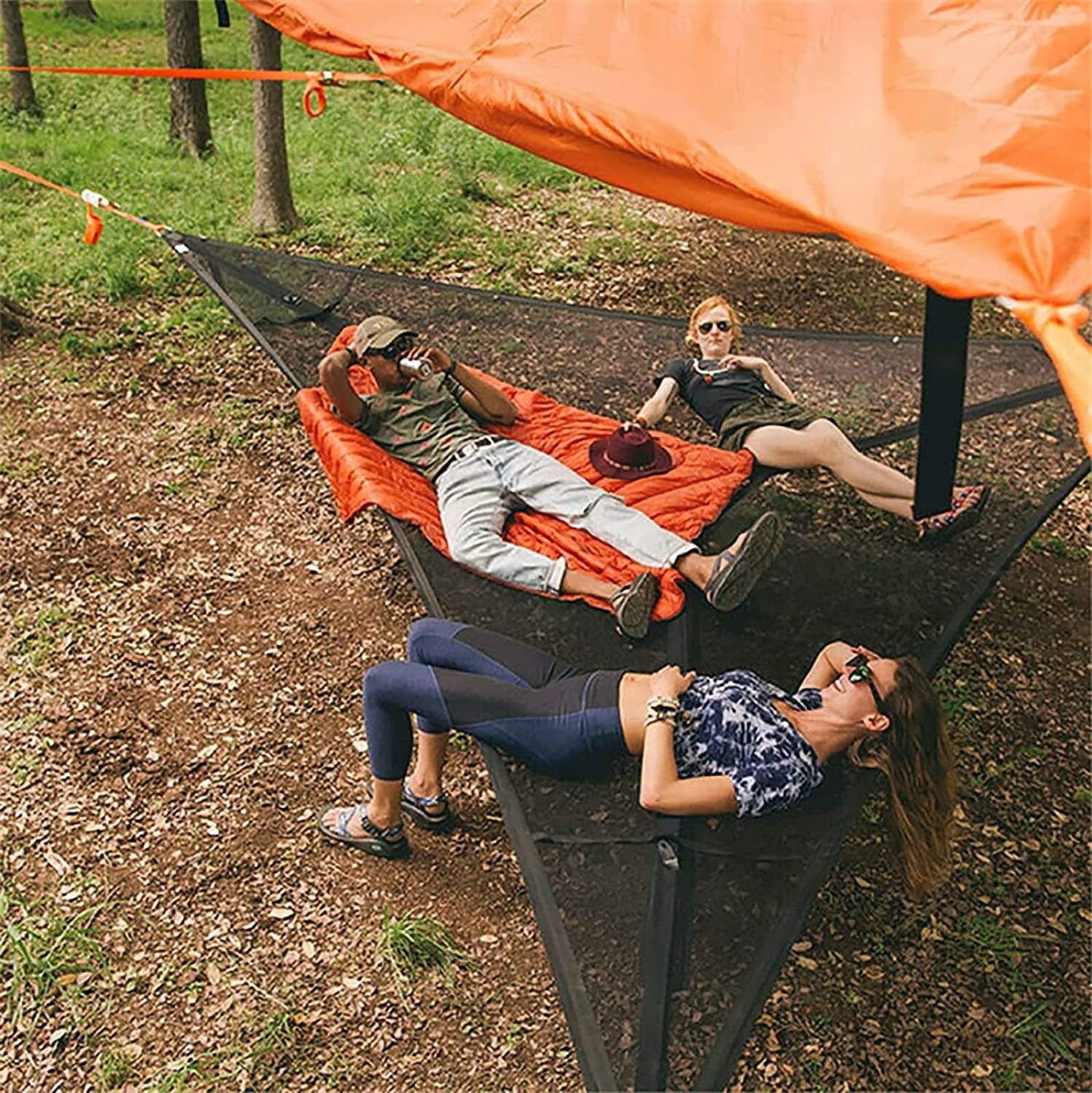 triangle hammock portable mesh mesh cloth hammock air tree tent leisure mesh bed