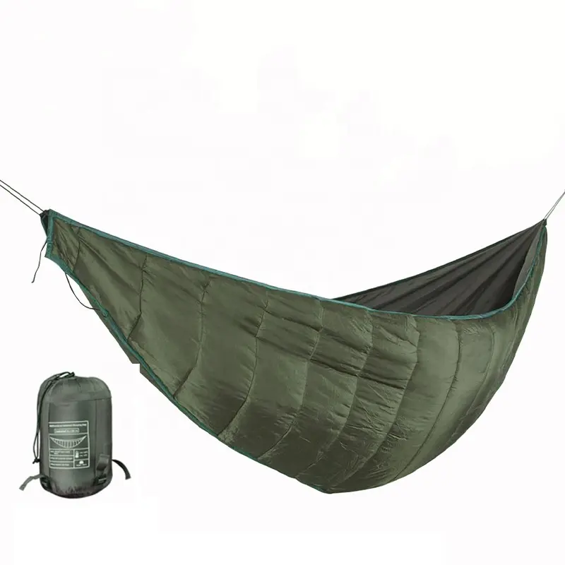 Custom Winter Leisure Insulated Thermal Comfortable Cotton Hammock Underquilt Windproof Thickened Warm Camping Hammock