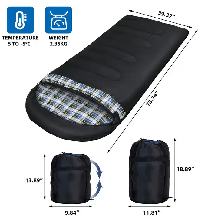 Low Prices Envelope Type Hollow Fiber Sleeping Bags Camping Mountaineering Adult Sleeping Bag