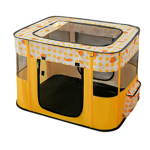 Large size wholesale Fence Tent Dog Cat House Maternity Room Dog Cat Cage House Pet Cage Portable Folding Pet Tent