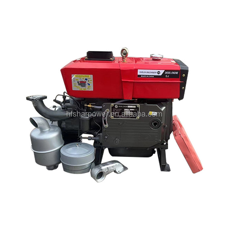 SHARPOWER high quality 28hp cf1125 zs1125 1125 water cooled diesel oil engine single cylinder