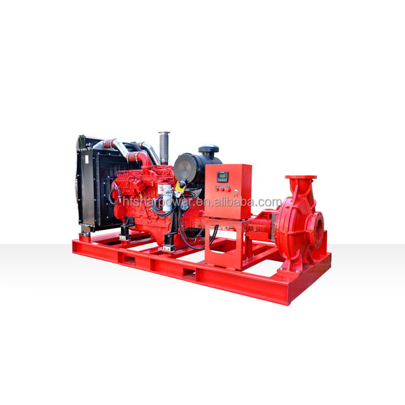 SHARPOWER 40mm 50mm 65mm 80mm 100mm 125mm 1.1kw-90kw diesel engine driven fire fighting water pump