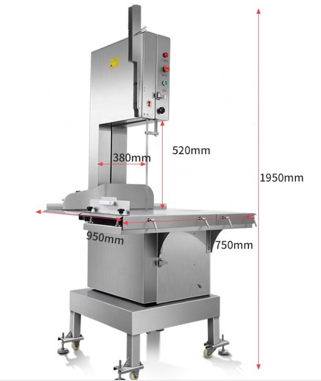 Commercial meat bone saw machine professional cutting frozen meat electric butchers bone saw machine chicken cutter