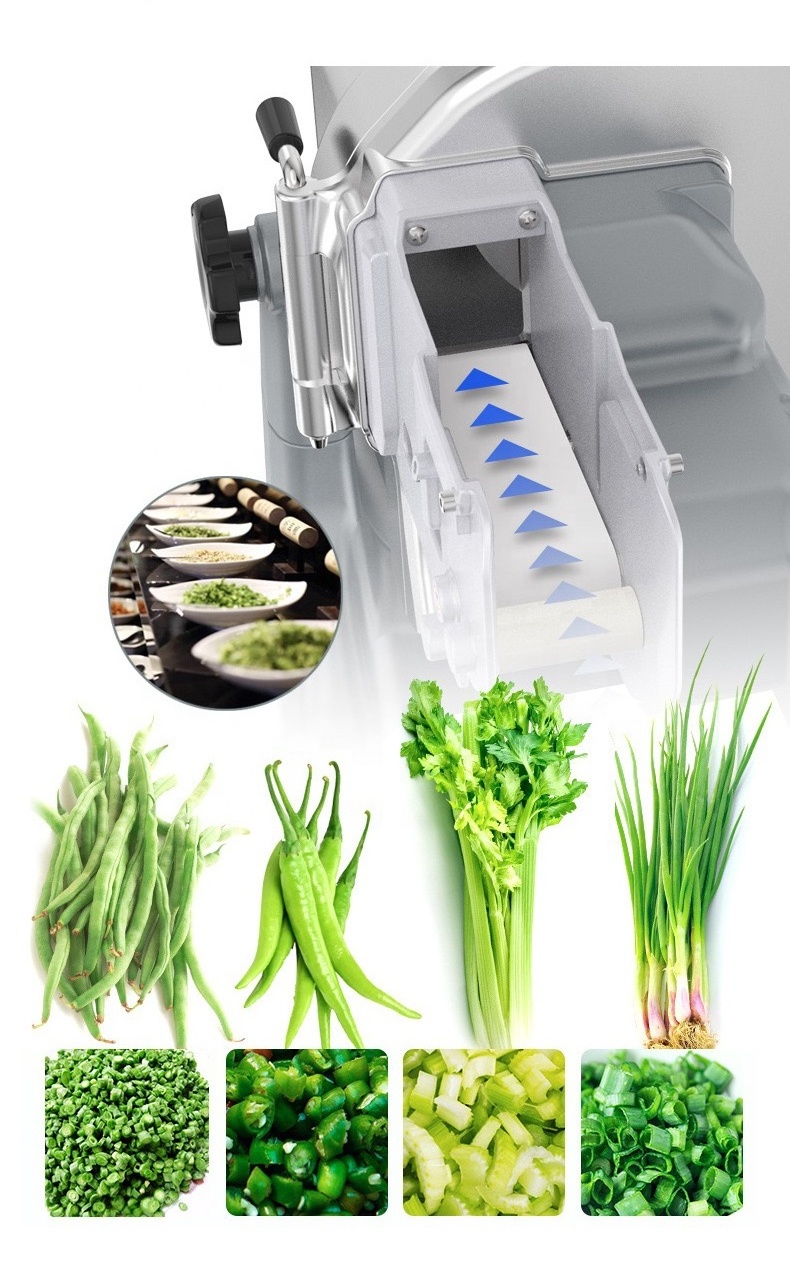 Commercial restaurant use electric vegetable cutter leek slicer Chinese chives cutting machine