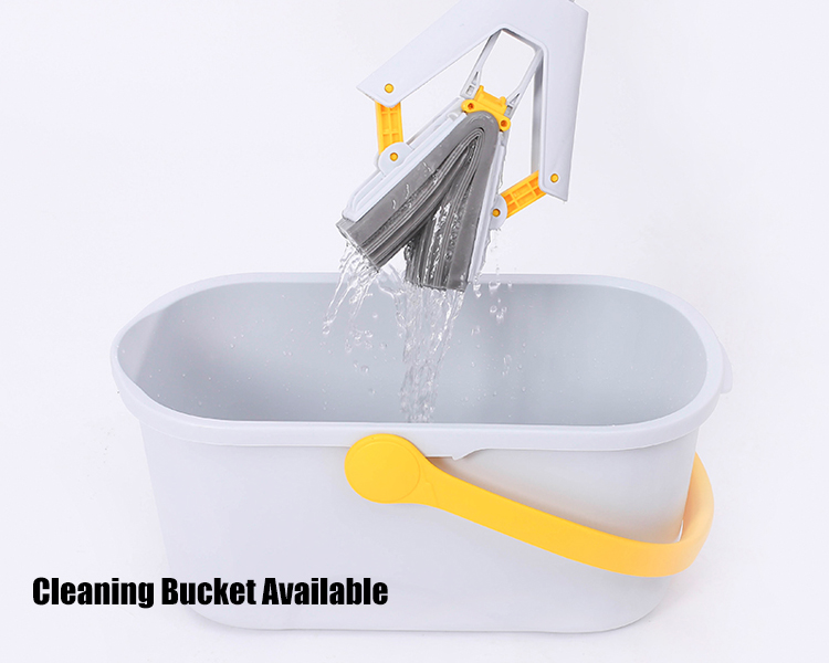 Magic cleaning products disposable mop high absorbent PVA sponge floor mop with bucket folding squeeze wet cleaning twist mop