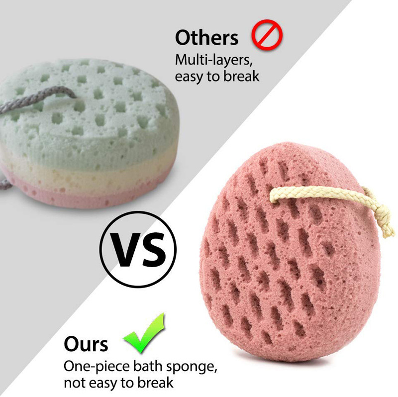 2023 Hot Sale Shower Bathroom Sponge Compressed Deep Sponge Cellulose Sponges for Shower Cleaning