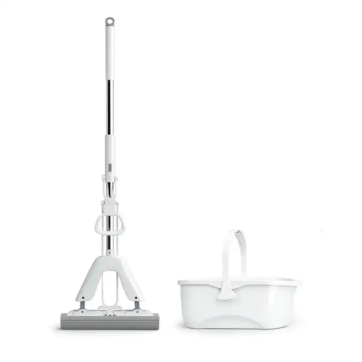 joymoop mop and bucket with wringer set for home magic flat mop with foldable bucket bucket with mops