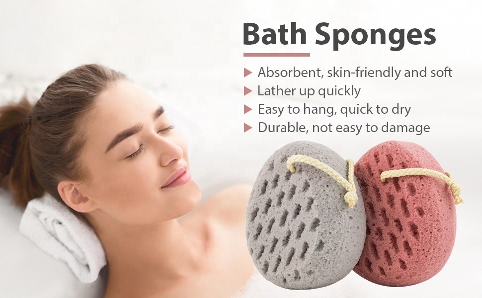 2023 Hot Sale Shower Bathroom Sponge Compressed Deep Sponge Cellulose Sponges for Shower Cleaning