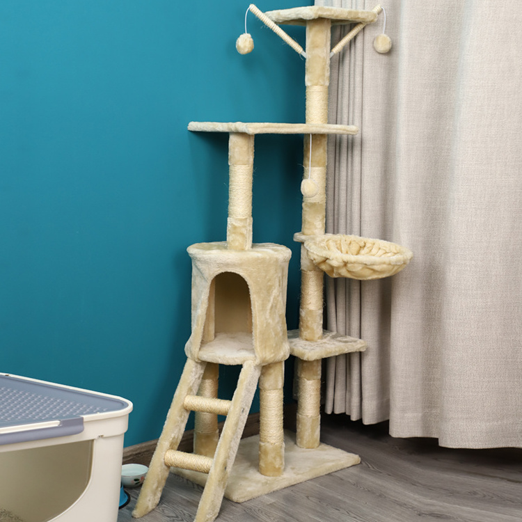 Sisal Scratching Post Cat Tree Toy Cat Product Pet Accessories Scratching Cat Tree House