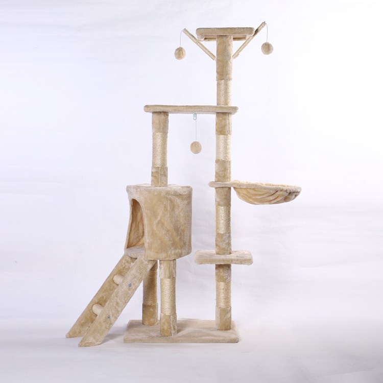 Sisal Scratching Post Cat Tree Toy Cat Product Pet Accessories Scratching Cat Tree House