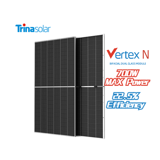 Trina Ntype Monocrystalline Solar Panels 690w 700w 800w 1000w Photovoltaic Solar Power Panel Solares