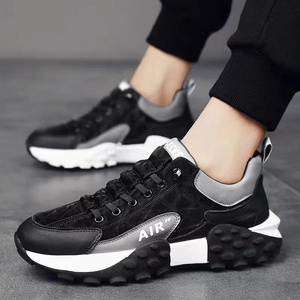 High quality fashion sneakers shoes sports shoes mens lightweight air cushioned shoes