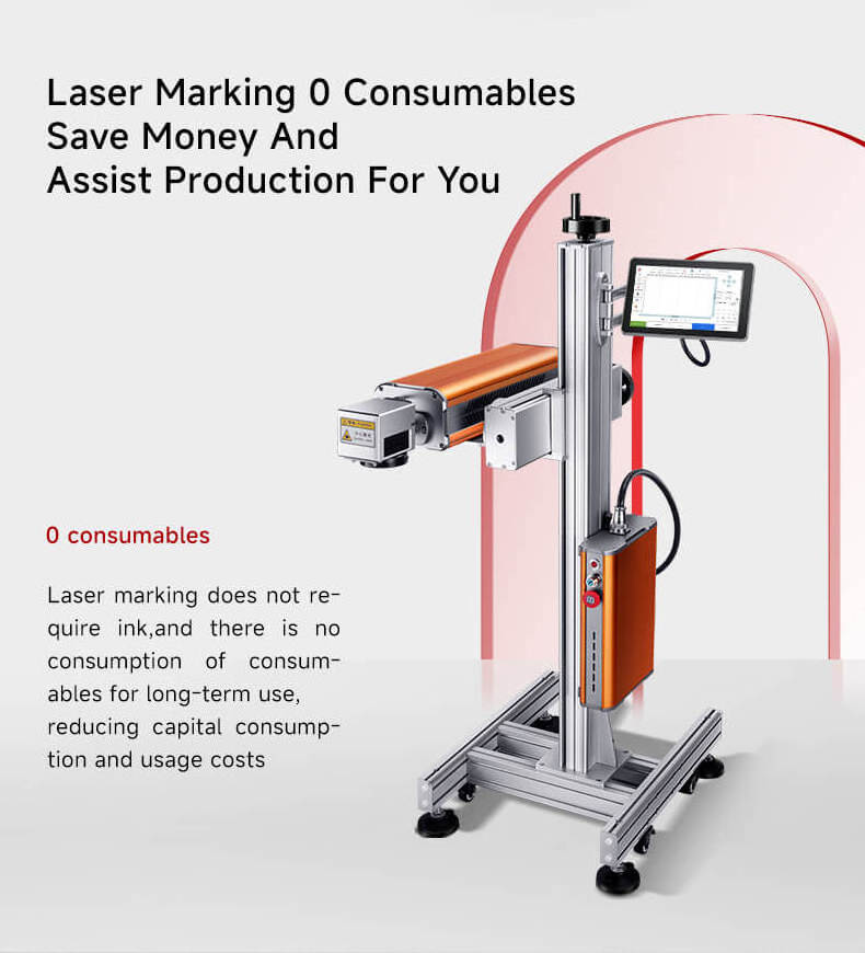 2023 Pipe Plastic Hardware Uv Laser Marking Machine 3W 5W 10W Flying Laser Marking Machine Price