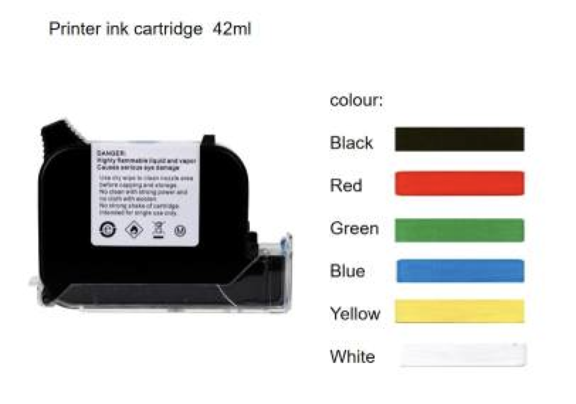 Universal Ink Cartridge Wholesale Handheld Inkjet Printer Quick-drying Ink Cartridge