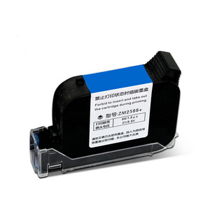 Hot sale High Quality Black 42mm 12.7mm/25.4mm Solvent Color Ink Cartridge For Handheld Printer