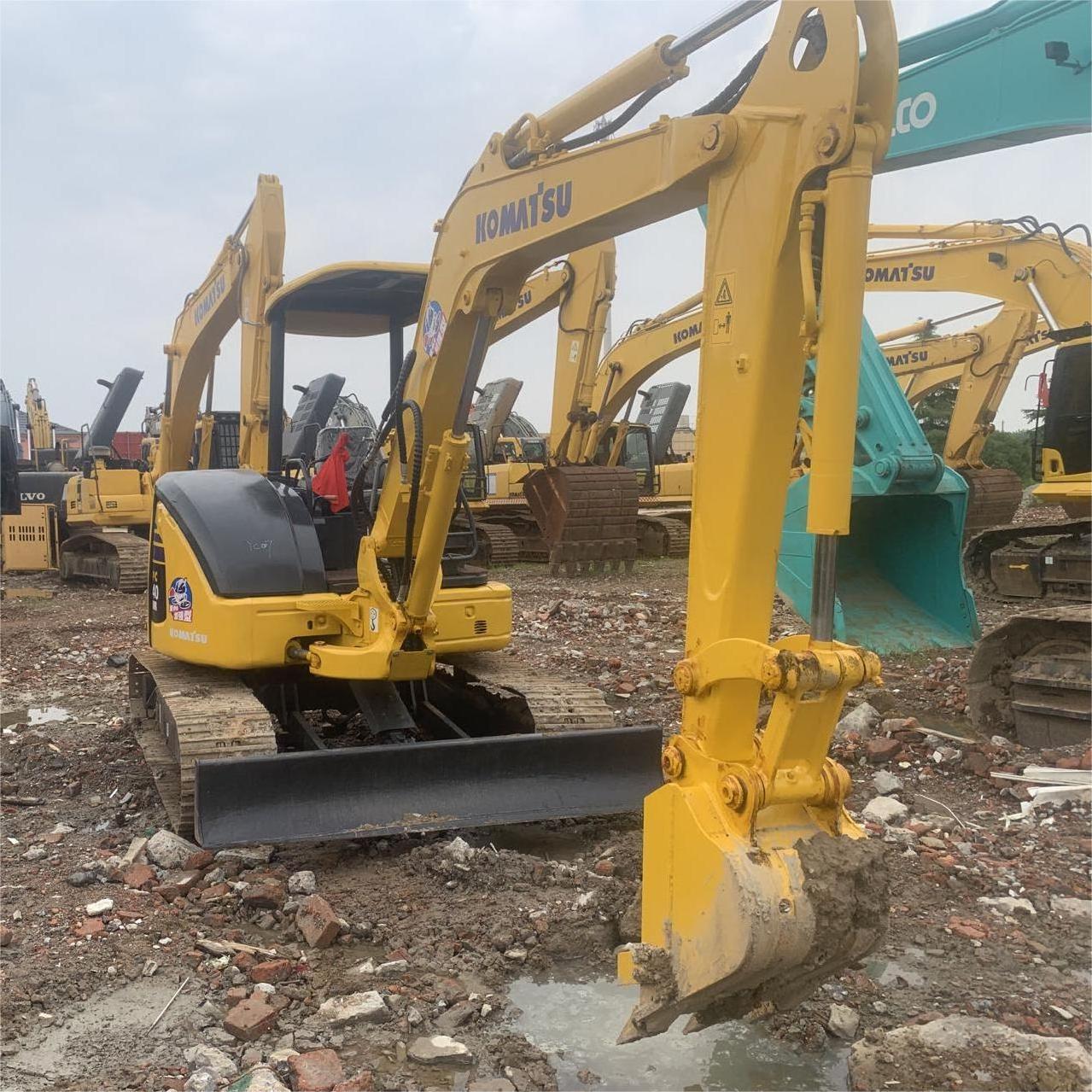 Secondhand engineering machine 4ton mini small excavators pc40mr used pc40 digger good condition for komatsu on sale