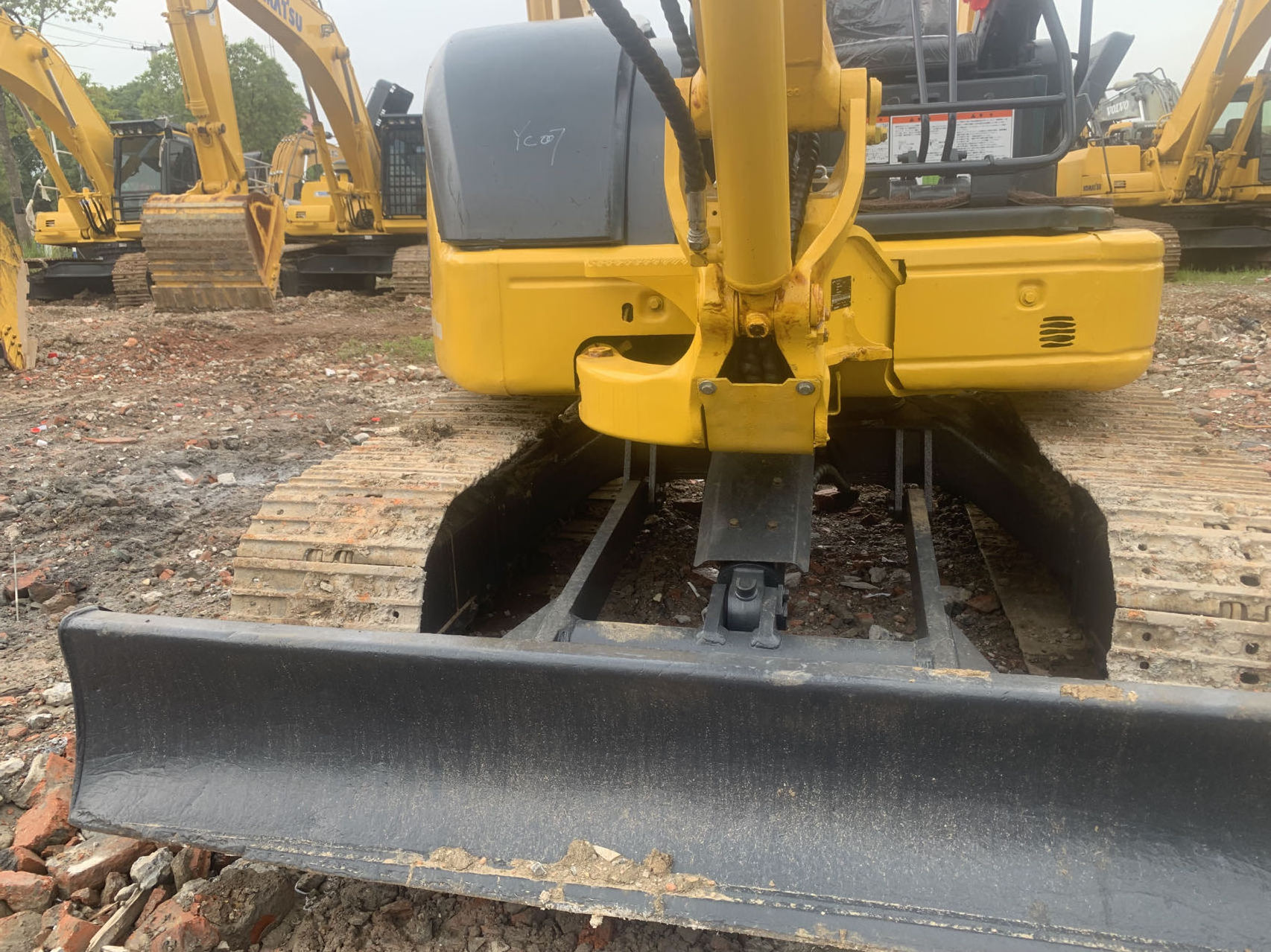 Secondhand engineering machine 4ton mini small excavators pc40mr used pc40 digger good condition for komatsu on sale