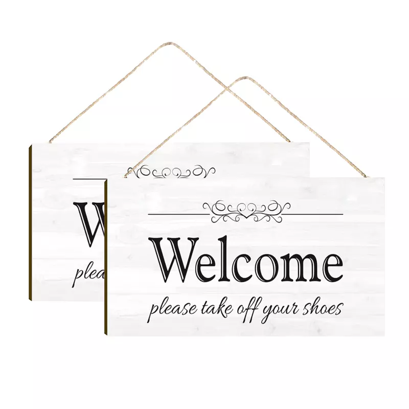 Custom Wedding Signs Wooden Hanging Blank Signs home Decoration for Welcome Blessing home door Decor