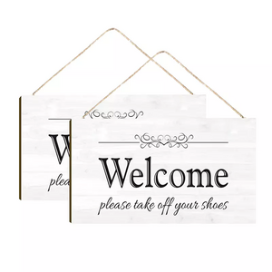 Custom Wedding Signs Wooden Hanging Blank Signs home Decoration for Welcome Blessing home door Decor