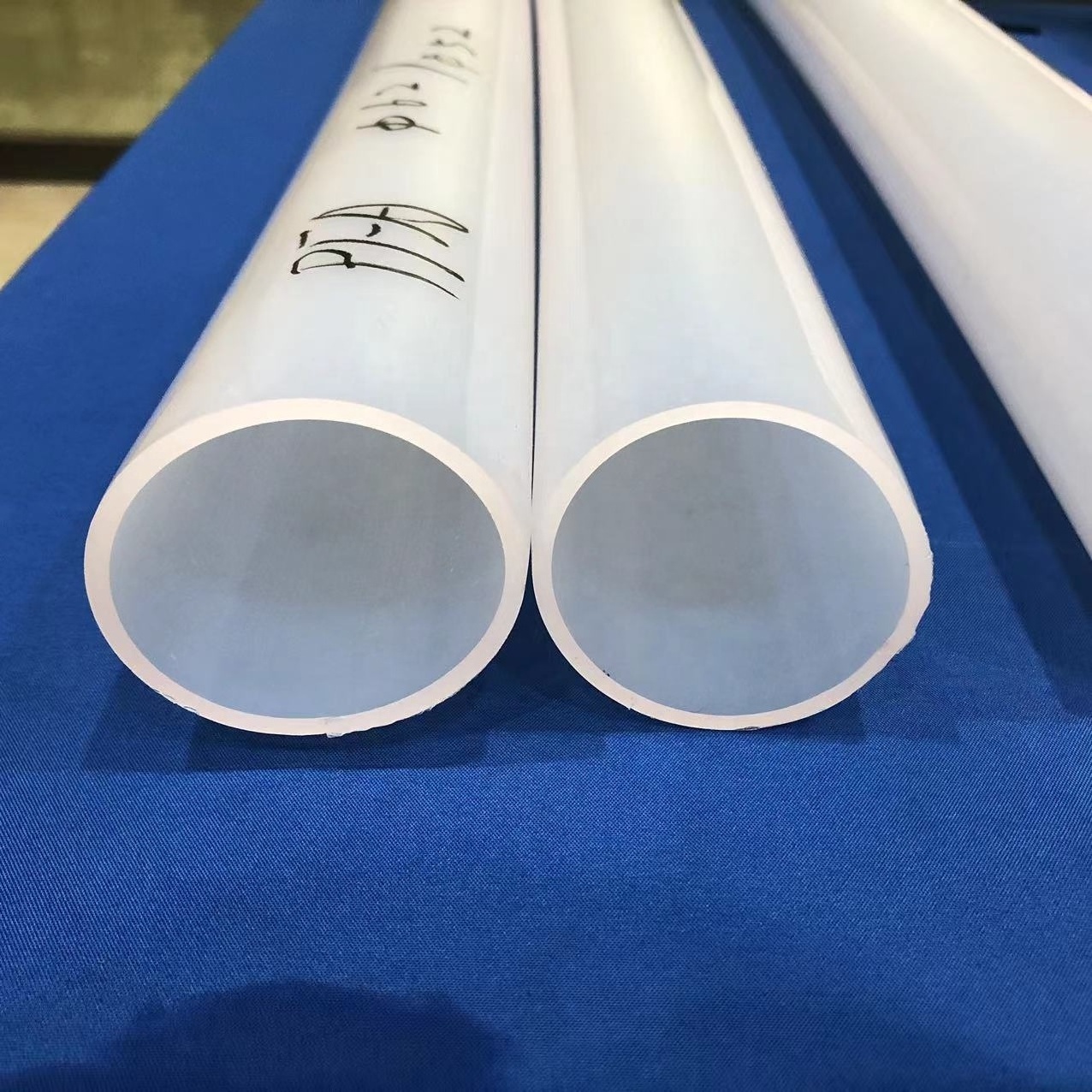 Various thickness high clean plastic tubing transparent pipe corrosion resistance PVDF pipe/ PVDF tube