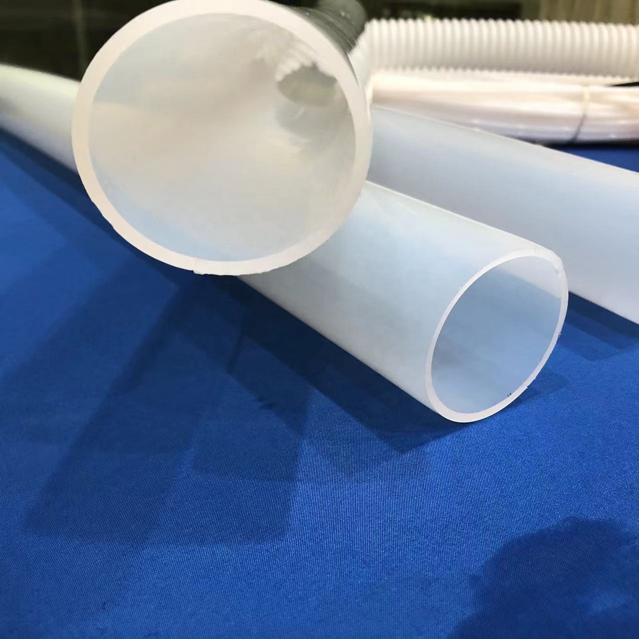 Various thickness high clean plastic tubing transparent pipe corrosion resistance PVDF pipe/ PVDF tube