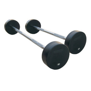 Curl Bar Rubber Coated Dumbbell