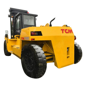 Used forklift truck TCM FD250 25 tons Japan original low price sales TCM 25 Ton Forklift 25 Ton automatic transmission