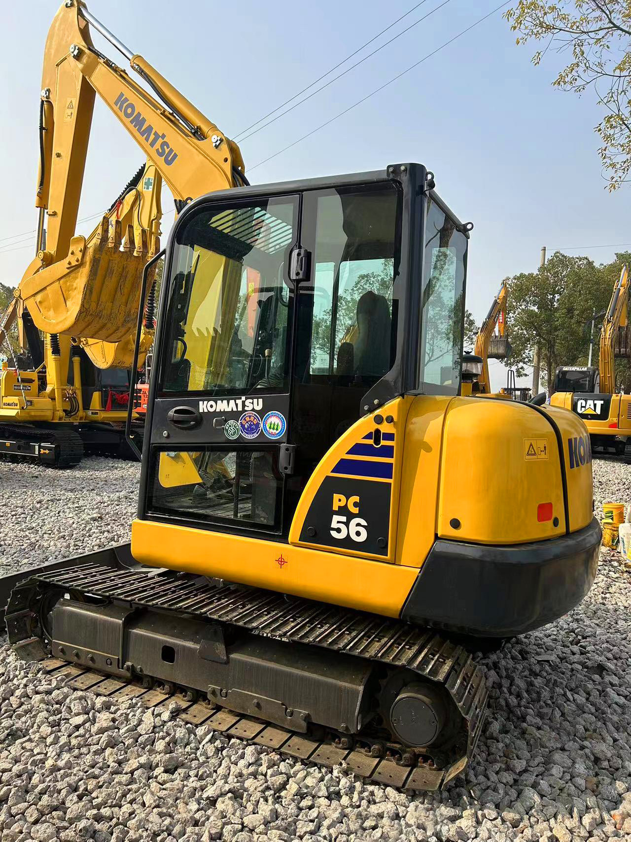 supply overseas 90% new used excavator PC56 PC35 PC40 PC45 PC60 PC55 PC78 crawler Komatsu 5 tons excavators price supports trade