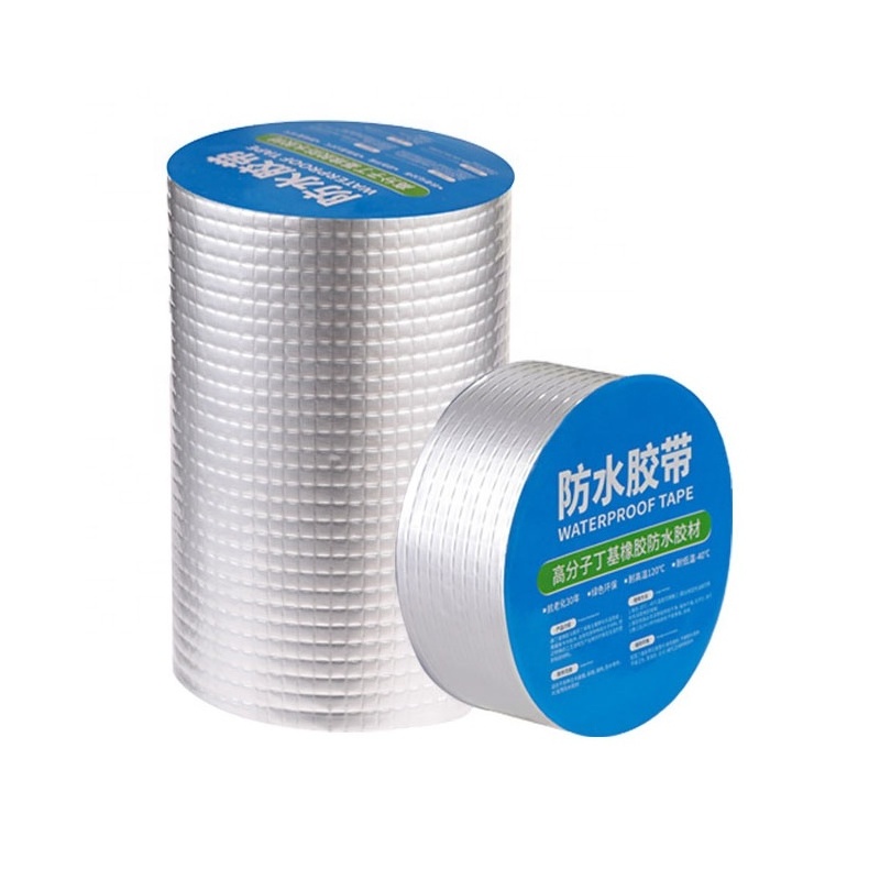 Factory Wholesale Waterproof Aluminium Flashing Butyl tape  Foil Tape For Building Housing And Outdoor Leakage