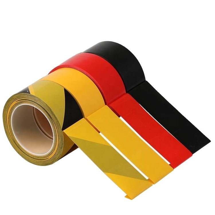 Water Pipe Tape Caution Floor Line PVC Safety Floor Marking Warning Adhesive Tape