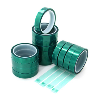 PET Green Polyester Tape with Silicone Adhesive for High Temperature Masking