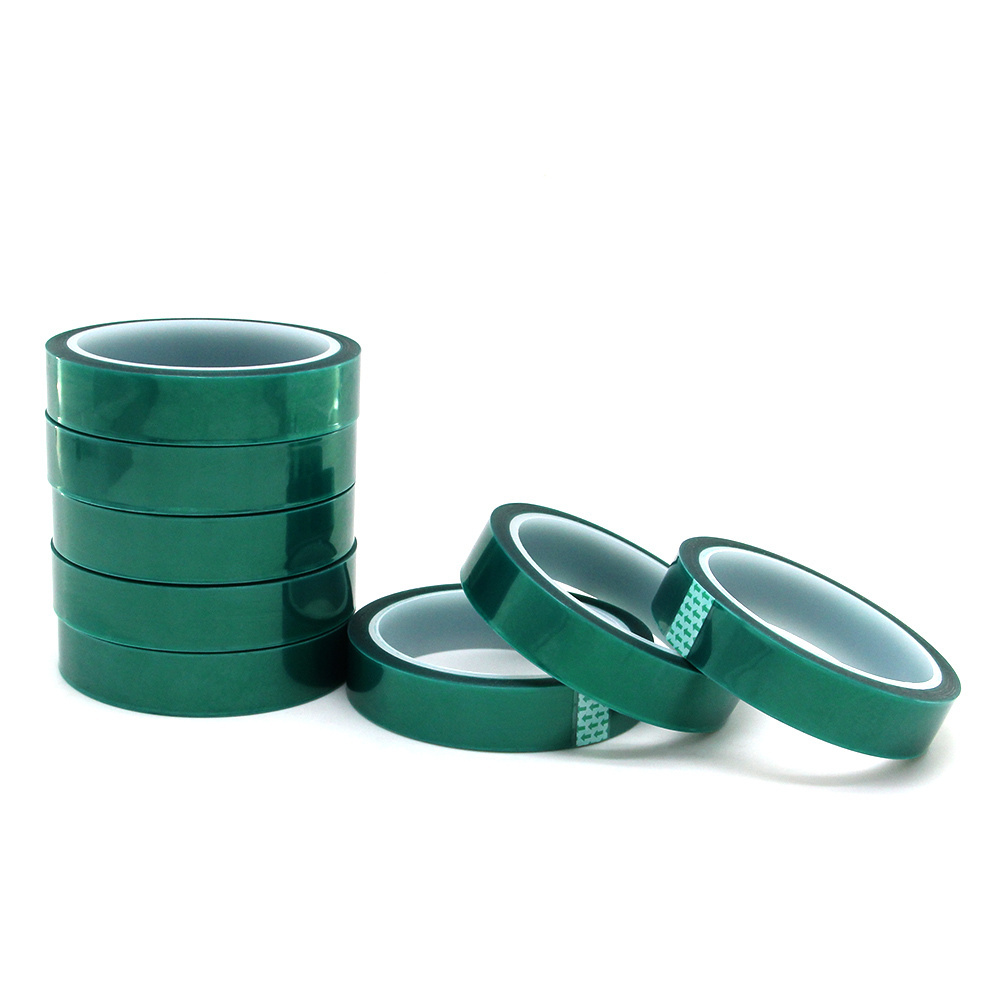 PET Green Polyester Tape with Silicone Adhesive for High Temperature Masking