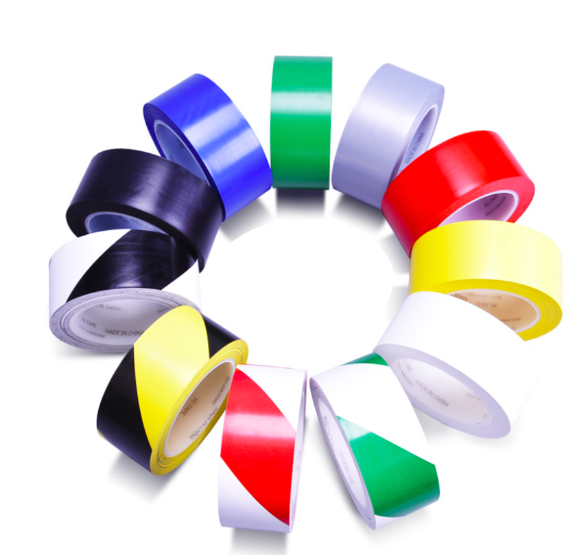 Double Colors Waterproof Heat Resistant High Quality PVC Floor Marking Tape for Warning Signs