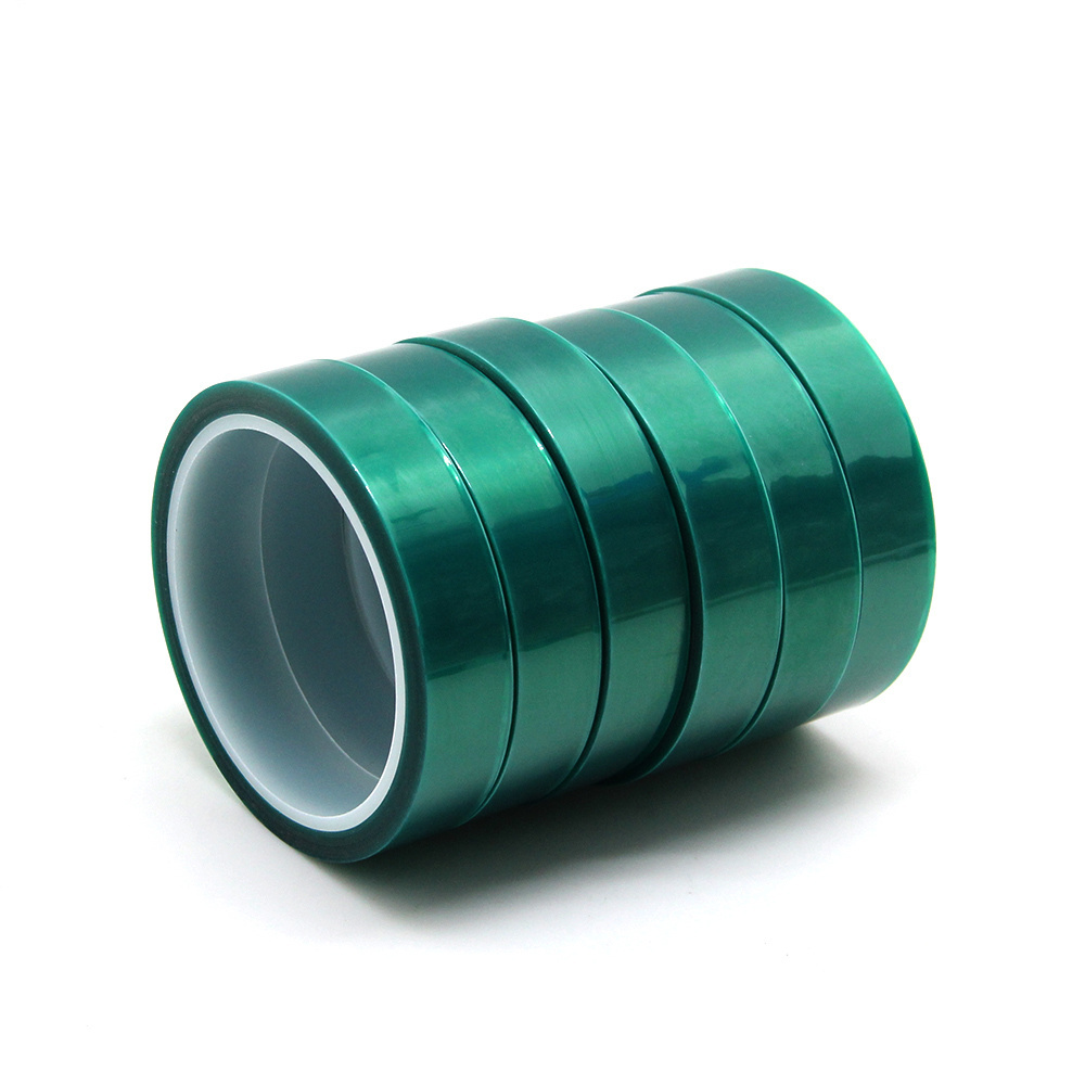 PET Green Polyester Tape with Silicone Adhesive for High Temperature Masking