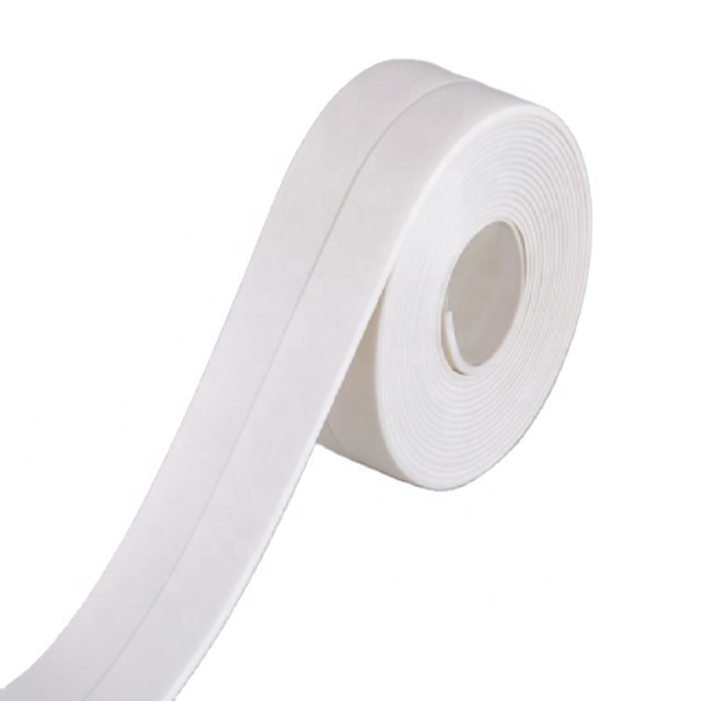 Caulk Strip,Waterproof Caulking Tape, PVC Caulk Strip for Bathtub Kitchen Sink Toilet Wall Edge and Anti Mildew